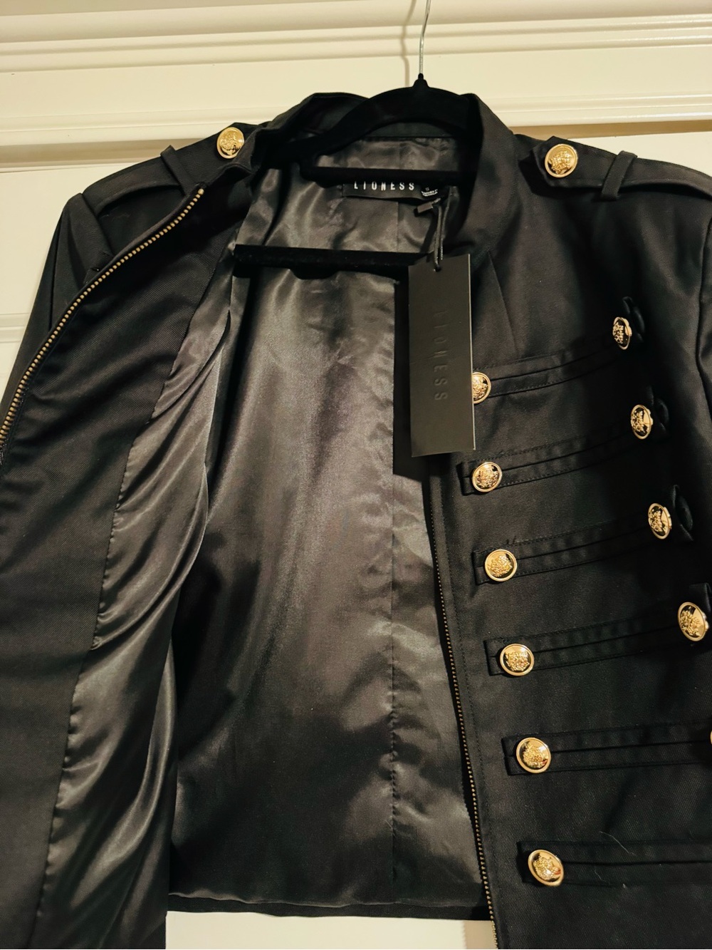 NWT - LIONESSES “ Rush Hour” Military-Style Button Jacket - Small - Picture 15 of 15